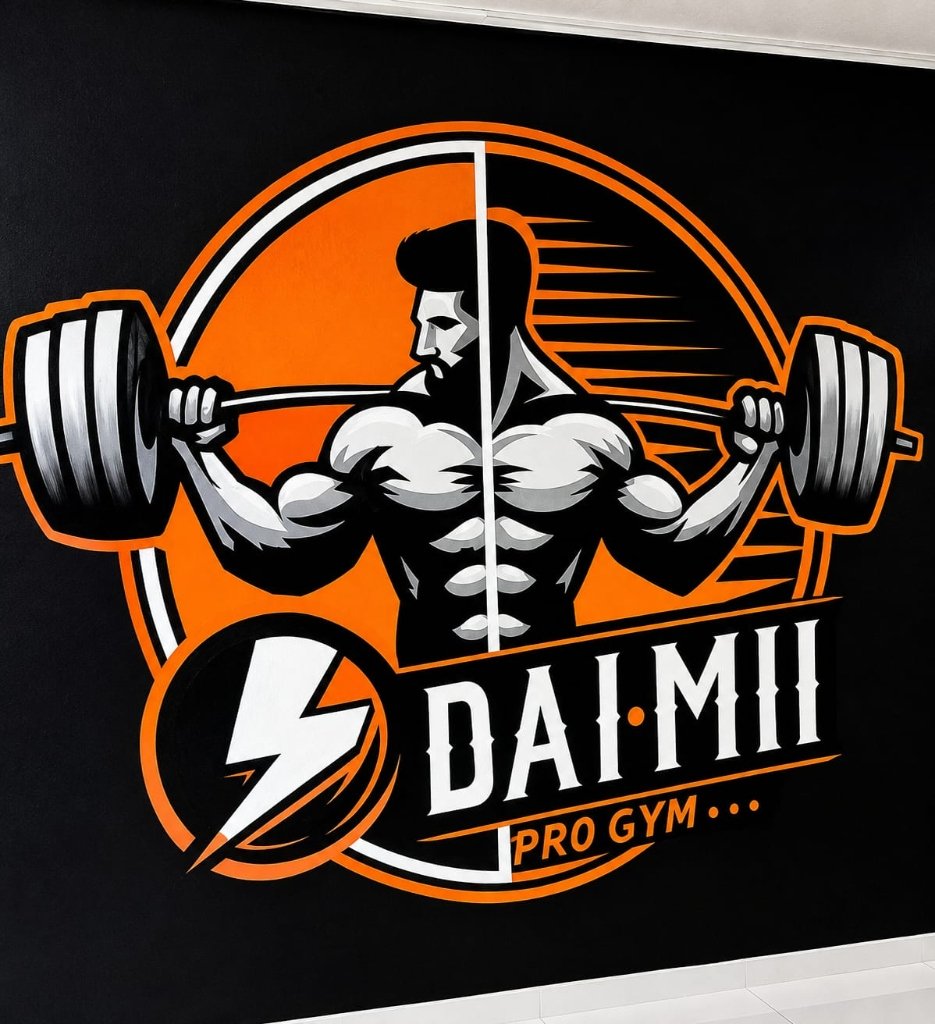 Mural Logo DAIMII Pro Gym